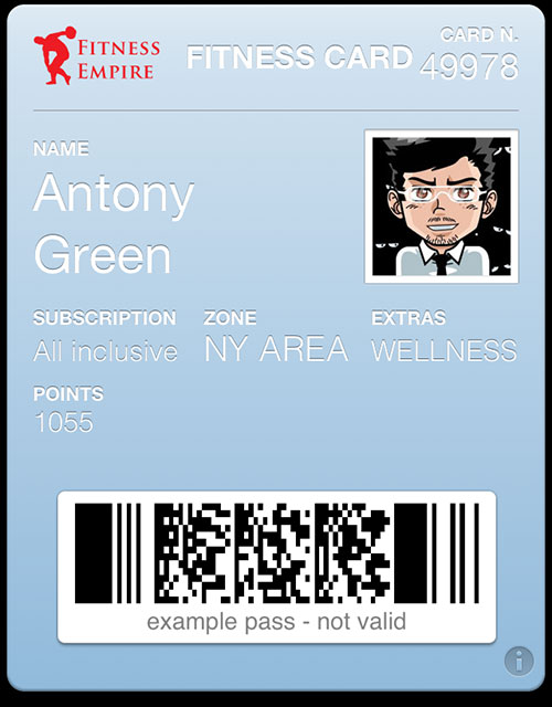 passbook pass fitness