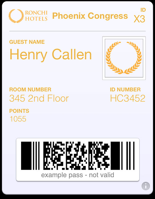 passbook pass hotel