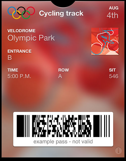 passbook pass sport event
